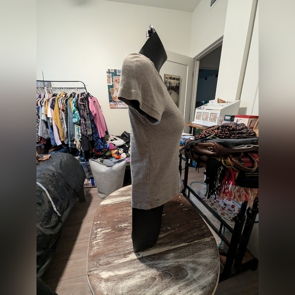 Lauren Ralph Lauren Green Stripes T-shirt size Petite Medium 100% cotton - Picture 10 of 10